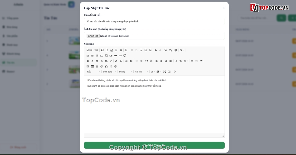 bán sữa,web bán sữa,code bán sữa